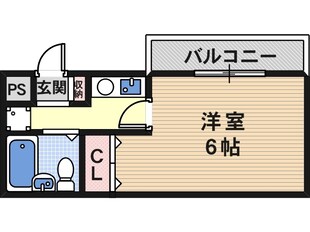 スーパーコート長居公園フロントの物件間取画像